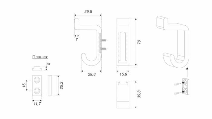 202SG.14 Крючок золото DUO BOYARD (30)