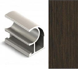 АЛ Венге матовый (термоперевод) ручка С 5,4м 1мм ТИП 2 МП