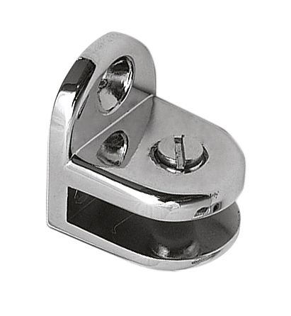 Полкодержатель для стекла HS0006 хром (с зажимом) GTV (50)