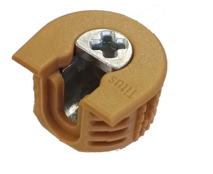 Эксцентрик SYSTEM 6 16мм D20 H12,2 установка сверху, тик TITUS