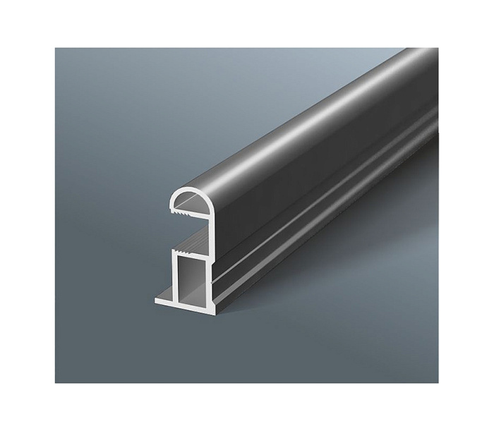 АЛ Черный матовый Ручка С 5,4м 1,2мм ТИП 4 (узкая 630) МП