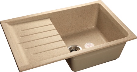 Мойка 756*495 прямоугольная Гранфест  PRACTIK песочный 760L