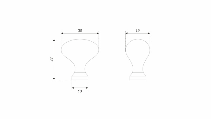 Ручка-кнопка 220W.4 BOYARD (35)