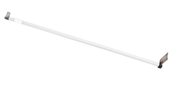 Рейлинг продольный для Металлобокса 350мм белый BOYARD