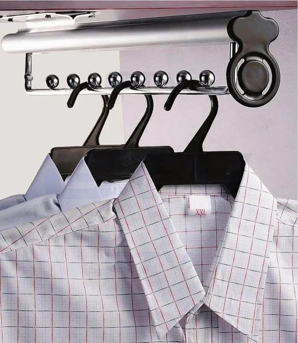 Вешалка для рубашек стальная 65х450х100, частич. выдвиж. GTV