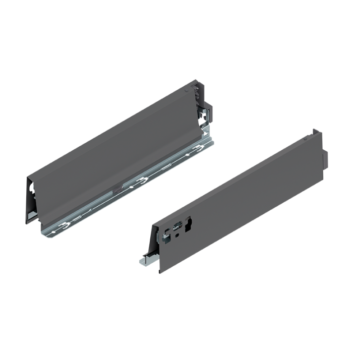 Царга М TANDEMBOX 350мм серый орион левая высота 84мм (заглушку выписывать отдельно) 378M3502SA BLUM