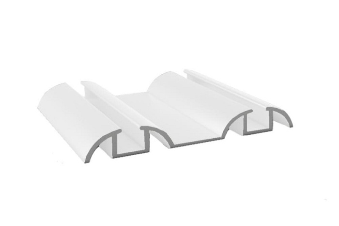 АЛ Белый глянец Нижняя направляющая 5,8м 2,5 мм 320 MODUS