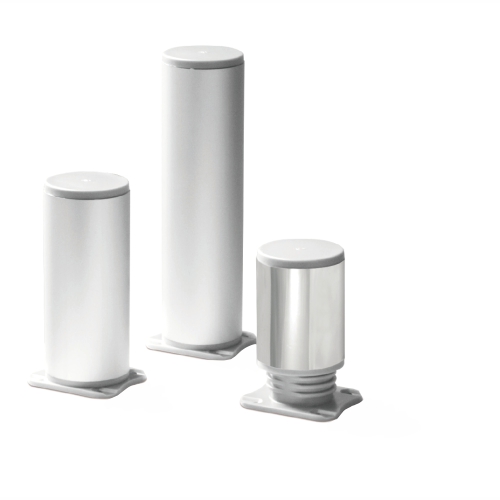 Опора рег пластик H 100 7 металлик (круглая) уп.168