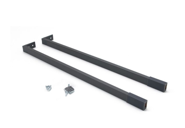 Рейлинг продольный для ящиков JETBOX Ultra 450мм антрацит