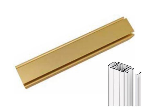 Алюминиевый профиль STILOS light с подсветкой золото L=3000мм 