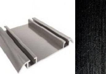 АЛ Черный БРАШ Нижняя направляющая 6м