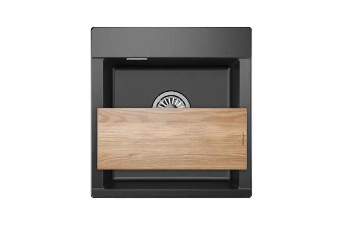 Мойка 470*500 Granula ES-4701 кварц ШВАРЦ + доска