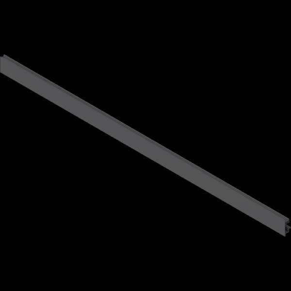 Передняя панель LEGRABOX, внутр.ящик и внутр.галерея с поперечным релингом, ШК=1200мм, орион серый