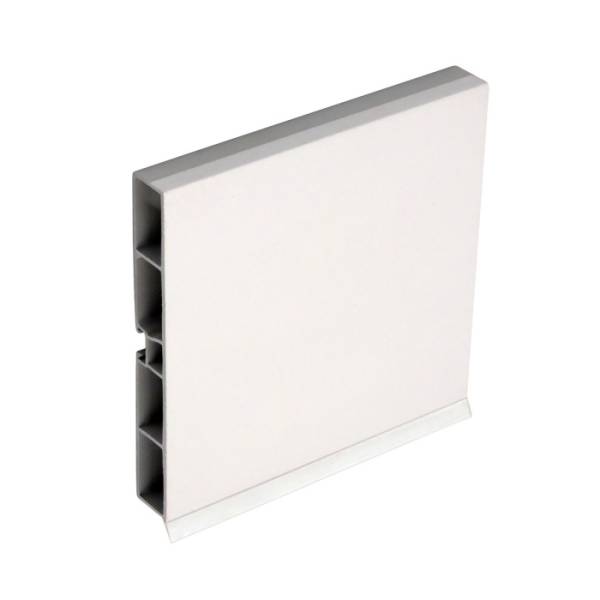 Цоколь Белый Матовый пластиковый h=100мм/4м