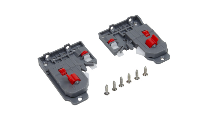 Комплект клипс для направляющих скрытого монтажа 878