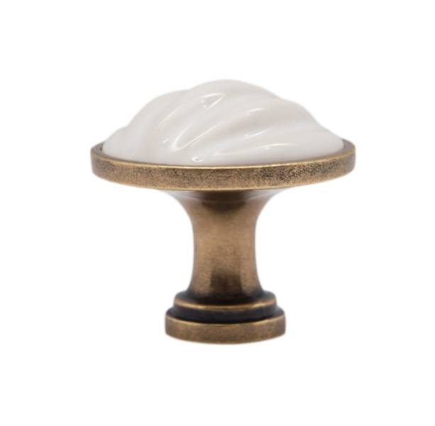 Ручка-кнопка 121AB.4/W BOYARD (30)