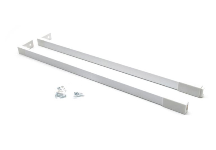 Рейлинг продольный для ящиков JETBOX Ultra 450мм белый