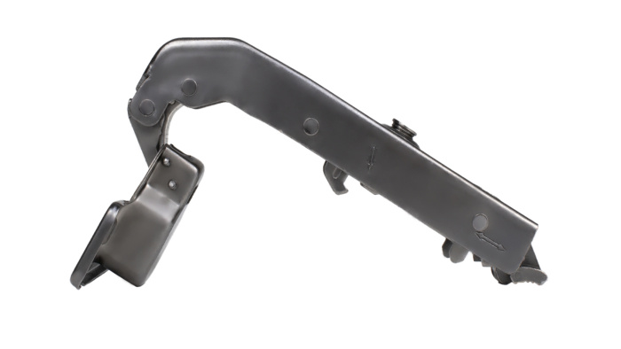 Петля накладная для фальшпанелей 90* Clip-on 99002BN б/пружины б/планки черный никель EVO BOYARD