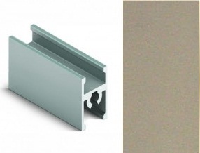 АЛ Матовая шампань светлая Рамка средняя под винт 6м