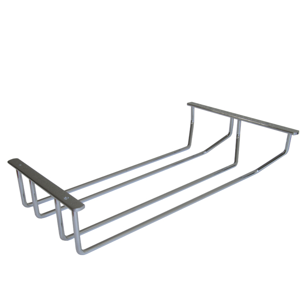 Держатель для фужеров 2-рядный хром BJ005