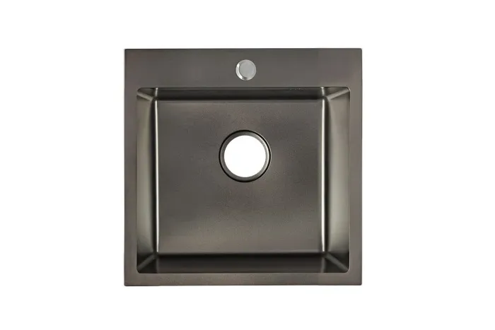 Мойка 500*500*220мм (3мм толщ) Графит Браш ПРЕМИАЛ