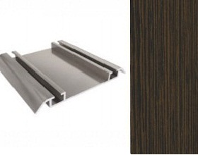 АЛ Венге матовый (термоперевод) нижняя направляющая 6,0м