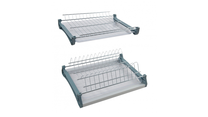 Посудосушитель 2-ур. база 400 мм SU03, хром BOYARD