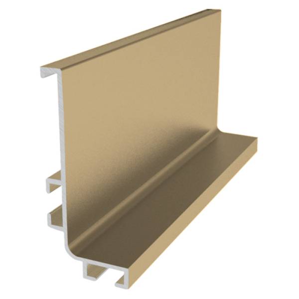 Ручка-профиль GOLA для горизонтальных баз L-обр 6м золото матовое PREMIAL