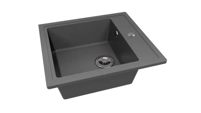 Мойка 505*460 квадрат ПРЕМИАЛ АНТАРЕС Астероид матовый сифон в комплекте