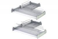 Посудосушитель 2-ур. база 600мм угловой хром 