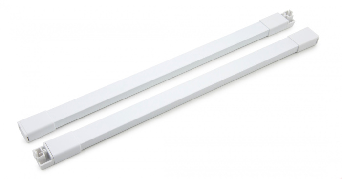 Рейлинг прямоугольный для ящика СТАРТ SB08 , 400мм белый BOYARD