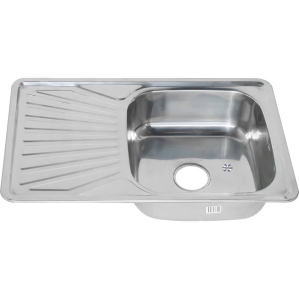 Мойка 780*480*160*0,6мм полированная с сифоном MELANA (10)