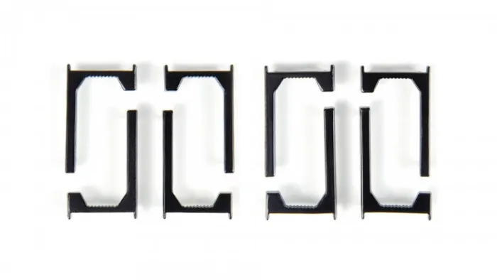 Комплект торцевых заглушек для 106GOLA (4левых+4правых) черный BOYARD