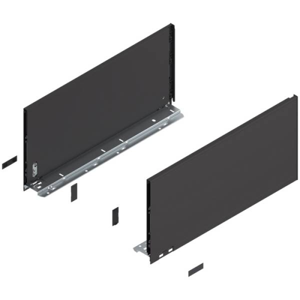 Царга F LEGRABOX 500мм черный матовый Н=241мм левая+правая 770F5002S BLUM