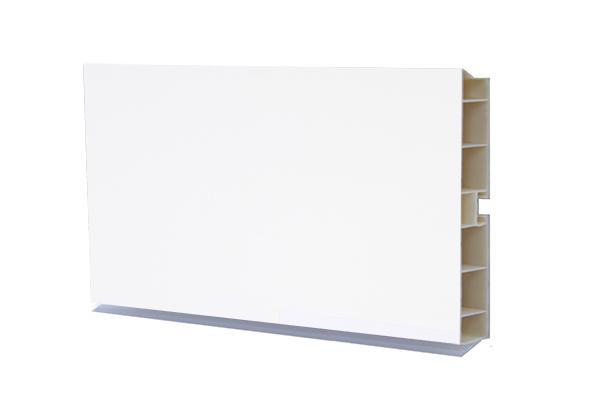 Цоколь Белый Глянец пластиковый h=100мм/4м(пр-во Россия)