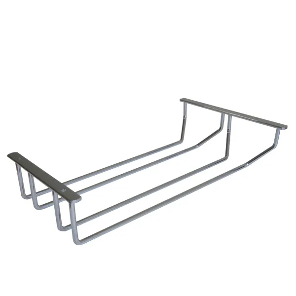 Держатель для фужеров 2-рядный хром BJ005