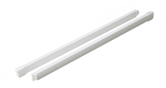 Рейлинг прямоугольный для ящика СТАРТ SB08 , 450мм белый BOYARD