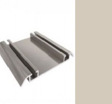 АЛ Капучино СОФТ ТАЧ/Кашемир Серый Нижняя направляющая 6м МП