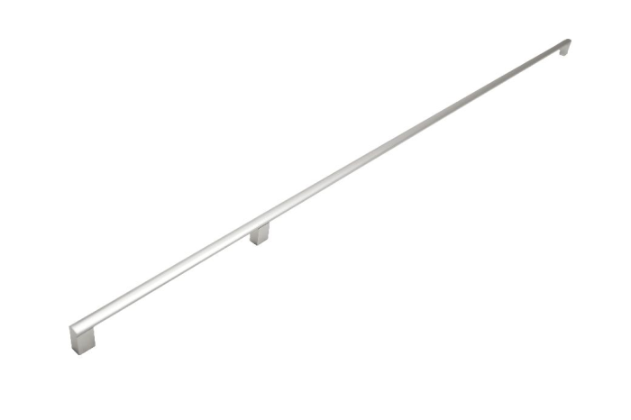 732Z Ручка-накладная мебельная L1200 мм, никель GLADE JET (15шт)