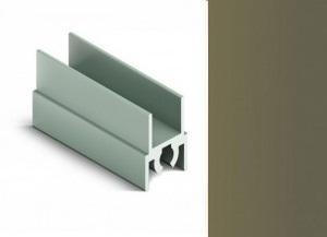 АЛ Матовая шампань темная Рамка верхняя 6м МП