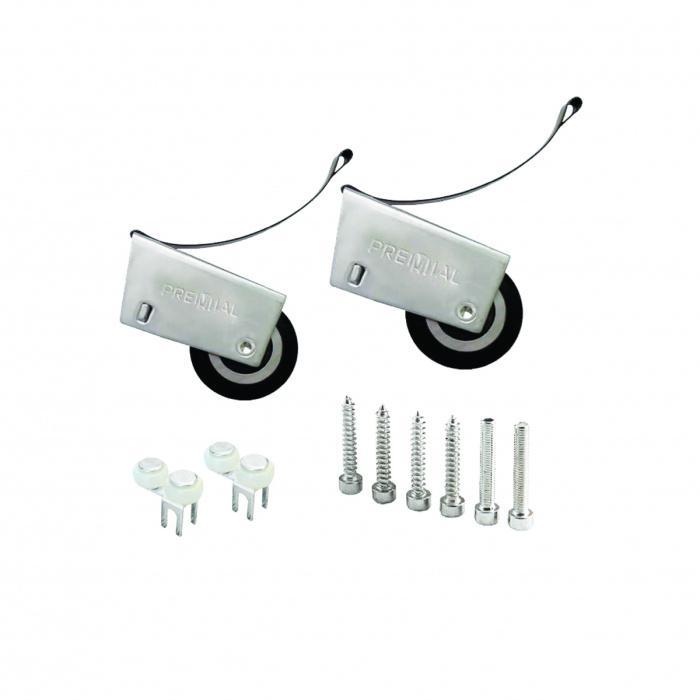 Комплект роликов для ручки С PREMIAL серые 37,5мм (2 верх+2 нижн+6)