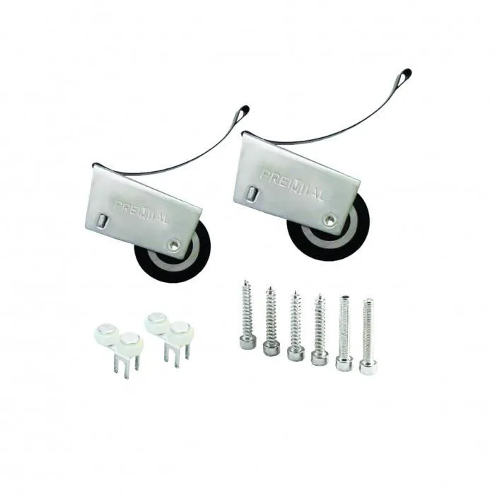 Комплект роликов для ручки С PREMIAL серые 37,5мм (2 верх+2 нижн+6)