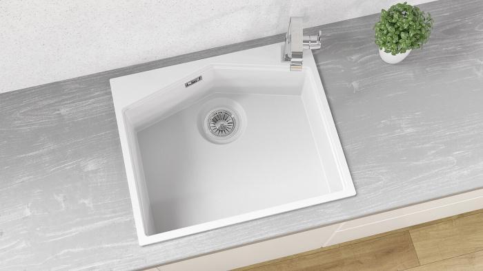 Мойка 600*500*210 Киткракен OKEAN 600 белый