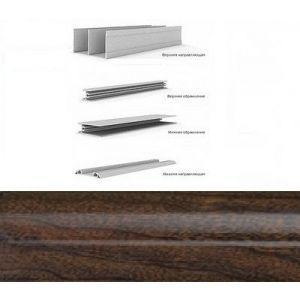 АЛ Венге Комплект гориз профилей, 5,4 м ARISTO