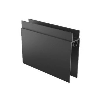АЛ Черный матовый Рамка нижняя 6м МП