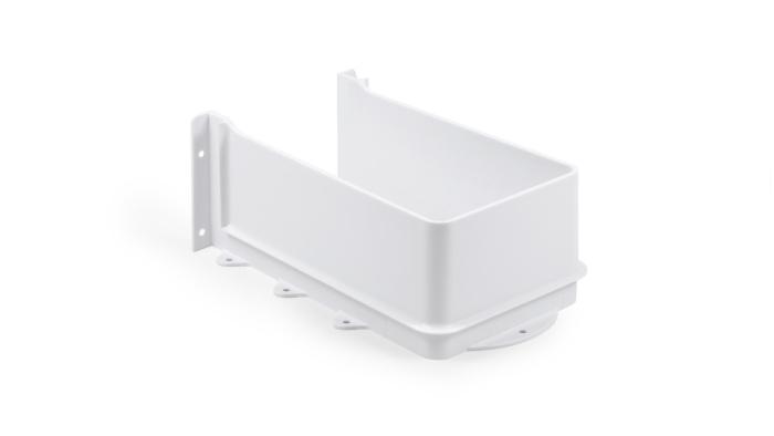 Держатель дна задней стенки д/ящика п/ мойку, белый BOYARD (50)