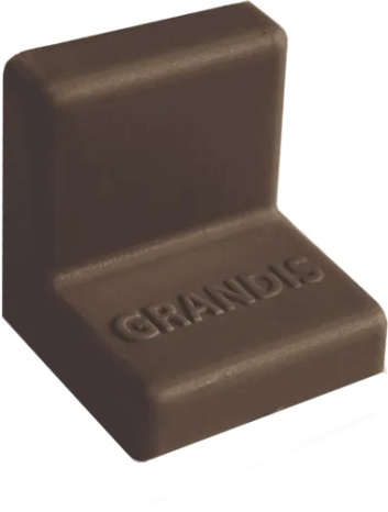 Накладка GRANDIS венге пластик. к уголку 25х25 (200)