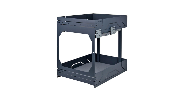 Корзина 300 универс. крепл. 2-х ярусн. без напр.скр. монт. с дов.графит X.ERGO (напр+2ков отдельно)