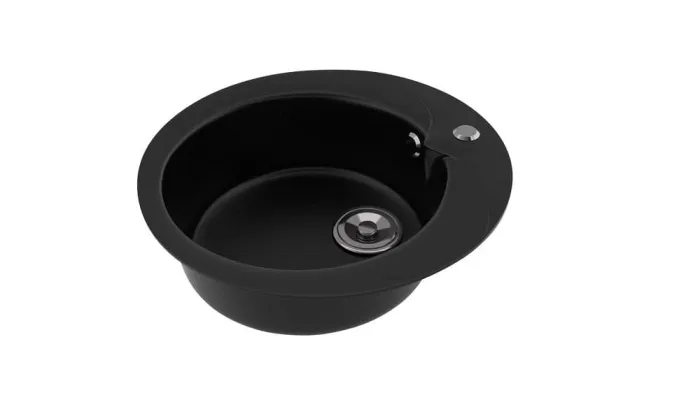 Мойка 470*470 круглая ПРЕМИАЛ КАПЕЛЛА Эклипс матовая сифон в комплекте