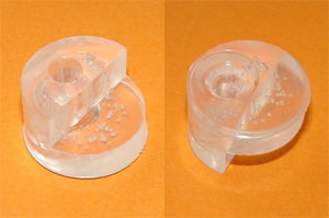 Кляймер круглый белый, пр-во Россия